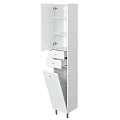 Шкаф-пенал Aquaton Домус L 32см 1A122003DO01L белый глянцевый