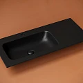 Раковина встраиваемая Ceramica Nova Grace 100см CN7014MB черная матовая