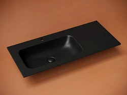 Раковина встраиваемая Ceramica Nova Grace 100см CN7014MB черная матовая