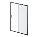 Дверь душевая в нишу AM.PM Gem 150см W90G-150-1-195BM профиль черный, стекло прозрачное/матовое