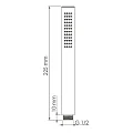 Душевой комплект Wasserkraft Thermo A5548.180.259.285.194.286 с внутренней частью, золото матовое