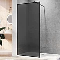 Душевая перегородка Veconi Korato KR-81B 90см KR81B-90-05-C9 профиль черный, стекло тонированное