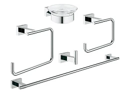 Набор Grohe Essentials Cube 40758001 5 предметов, хром