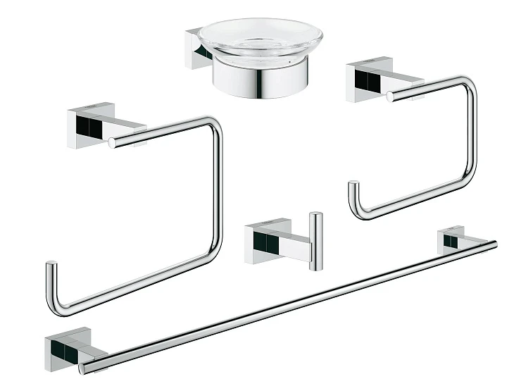 Набор Grohe Essentials Cube 40758001 5 предметов, хром