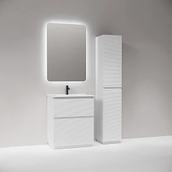 Тумба с раковиной Sancos Folk Floor 70 напольная, Bianco