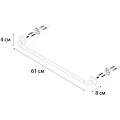 Полотенцедержатель Fixsen Kvadro FX-61301 хром