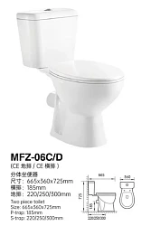 Унитаз-компакт Golden Frog MFZ-06D белый