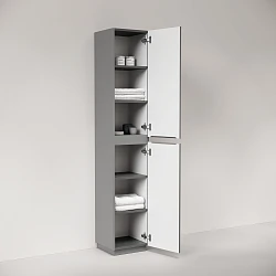 Шкаф-пенал Sancos Folk Floor 35 PFL35FES напольный, Ergraut soft