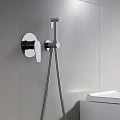Гигиенический душ Aquatek Бетта AQ1119CR со смесителем, с внутренней частью, хром