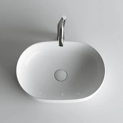 Раковина накладная Ceramica Nova Element CN6047 белая глянцевая