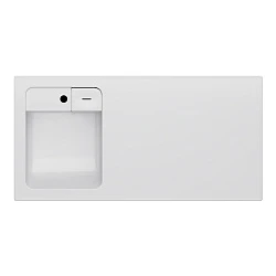 Раковина встраиваемая AM.PM X-Joy 100см M85AWPL1001WG левая, белая глянцевая