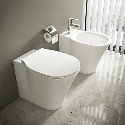 Унитаз приставной Ideal Standard Connect Air AquaBlade Е004201 белый глянец