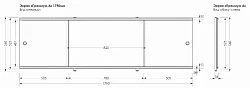 Экран Aquanet Premium 179см 00273293 белый