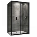 Душевой уголок ABBER Sonnenstrand 90x100см AG07090B-S100B профиль черный, стекло прозрачное