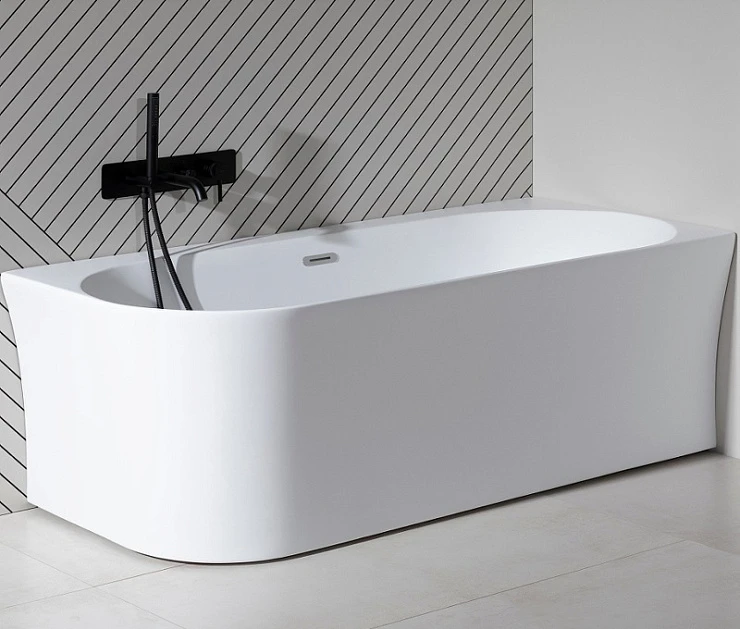 Акриловая ванна Allen Brau Priority 4 В 170x78 2.31004.21B белая матовая