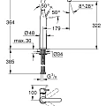 Смеситель для раковины Grohe Essence New 32901GL1 золото