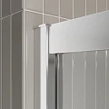 Душевой уголок BelBagno Luce LUCE-AH-1-110/100-C-Cr профиль хром, стекло прозрачное