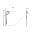 Душевой поддон Vincea 90х90см VST-2SQ9090MW белый