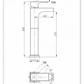 Смеситель для раковины BelBagno Fonte FON-LMC-CRM хром