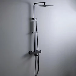 Душевая стойка Allen Brau Infinity 5.21029-31 черная матовая