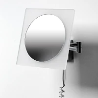 Косметическое зеркало Wasserkraft K-1008 с подсветкой, хром