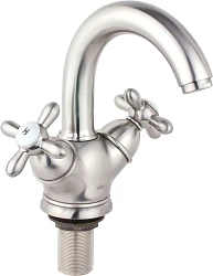 Смеситель для раковины Timo Ritz 0141FN silver серебро