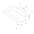 Держатель туалетной бумаги AM.PM Inspire 2.0 A50A34100 хром