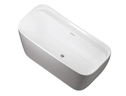 Акриловая ванна Allen Brau Infinity 170x78 2.21002.21/PGM белый матовый, платиново-серый