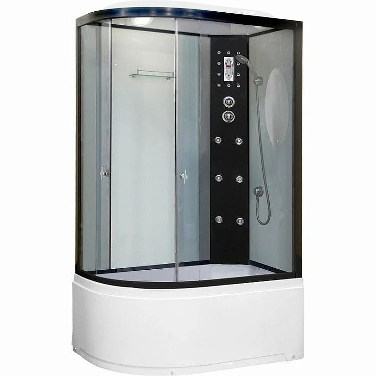 Душевая кабина Niagara Ultra 120x80см NG-1910 R профиль черный