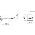 Смеситель для раковины Sancos Linn SC9021BG c внутренней частью, брашированное золото