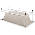 Акриловая ванна BERGES FEYA 150x70 c каркасом 050013 белая глянцевая