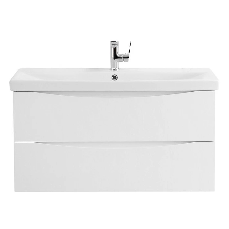 Тумба под раковину BelBagno Marino 80 MARINO-CER-800-2C-SO-BL-P белая глянцевая