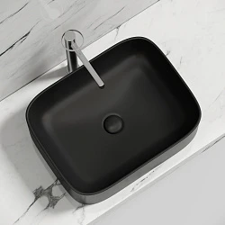 Раковина накладная Ceramica nova Element 505*380*150мм CN6052MB черная матовая