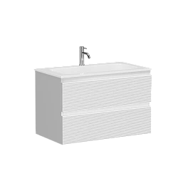 Тумба под раковину Sancos Folk 80 FL80W белая матовая