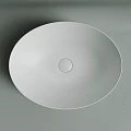 Раковина накладная Ceramica Nova Element CN6017MW белая матовая