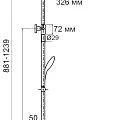 Душевая стойка Aquanet Round FSC1601-2 хром