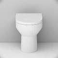 Унитаз приставной AM.PM Spirit 2.0 C701438WH белый глянец