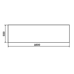 Экран AM.PM Gem 160x70 W90A-160-070W-P белый