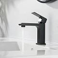 Смеситель для раковины Aquatek Лира AQ1410MB черный матовый