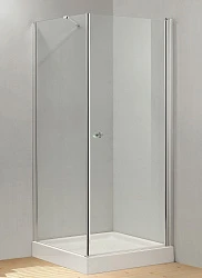 Душевой уголок Cezares Triumph 80x80см TRIUMPH-D-A-1-80-P-Cr-R профиль хром, стекло рифленое