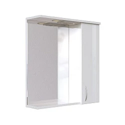 Зеркальный шкаф подвесной SanStar Вольга 60 для ванной комнаты белый