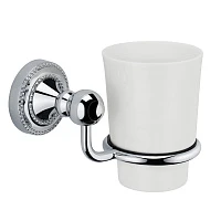 Стакан Fixsen Style FX-41106 хром / белый