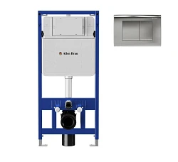 Система инсталляции для унитазов Allen Brau Pneumatic 9.11100.20 с кнопкой, хром