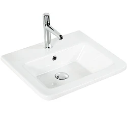 Раковина встраиваемая BelBagno Urban 50см 12050-KL белая