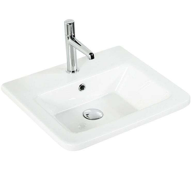 Раковина встраиваемая BelBagno Urban 50см 12050-KL белая
