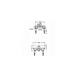 Монтажная коробка Bravat Built-in D9102N-ENG
