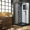 Душевая кабина ESBANO 100х100см ESKBB100СKR профиль черный