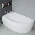 Акриловая ванна Aquatek Дива 150х90 L DIV150-0000001 белая глянцевая