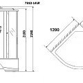 Душевая кабина Niagara Eco 120x80см NG 7310-14L профиль серебро