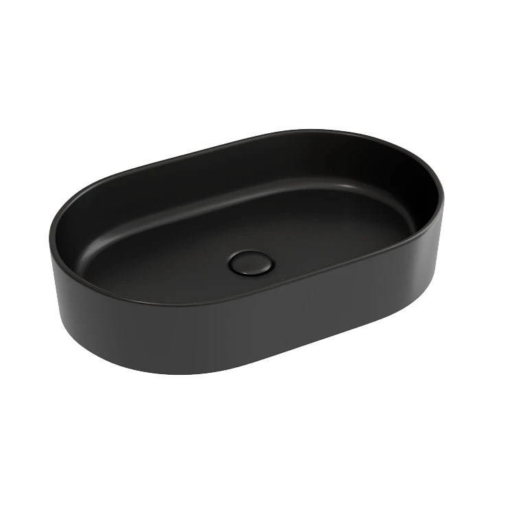 Раковина накладная Ceramica nova Element 600*380*122мм CN6048MB черная матовая